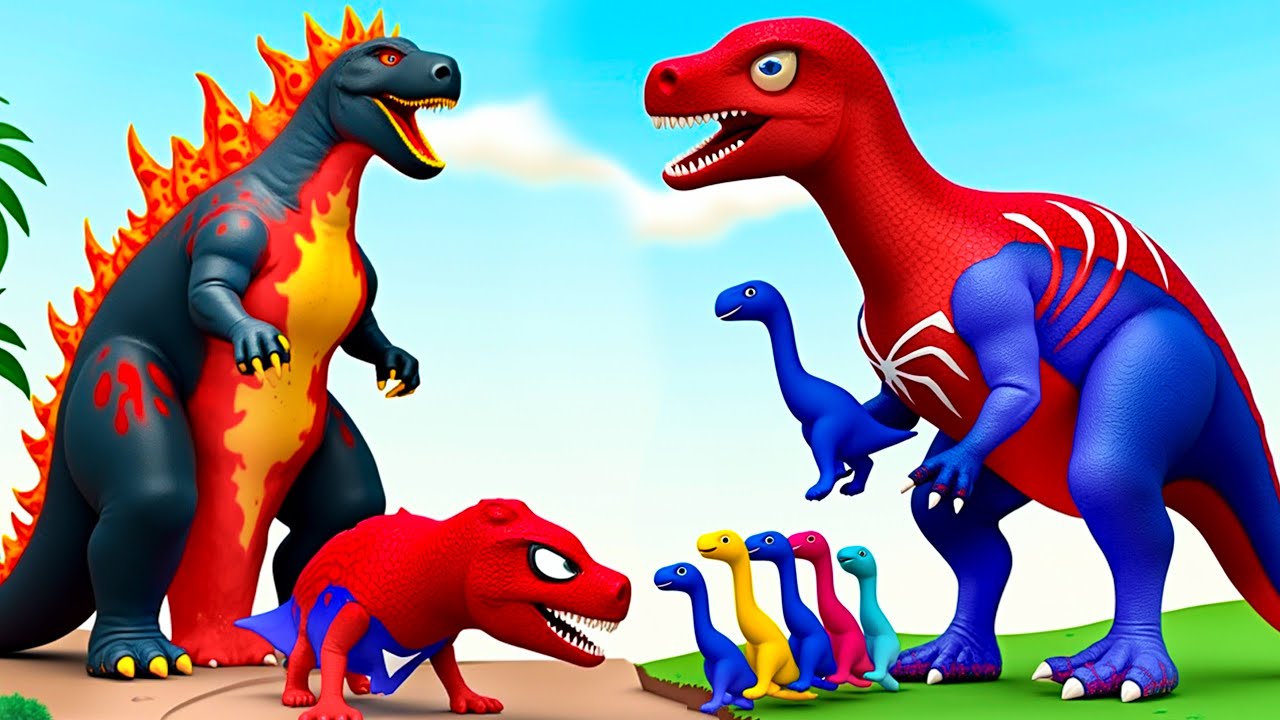 Dinosaurus Jurassic World Dominion: T-rex/ Brachiosaurus/ Skibidi/ Spider-Man/ KingKong/ KingGidorah