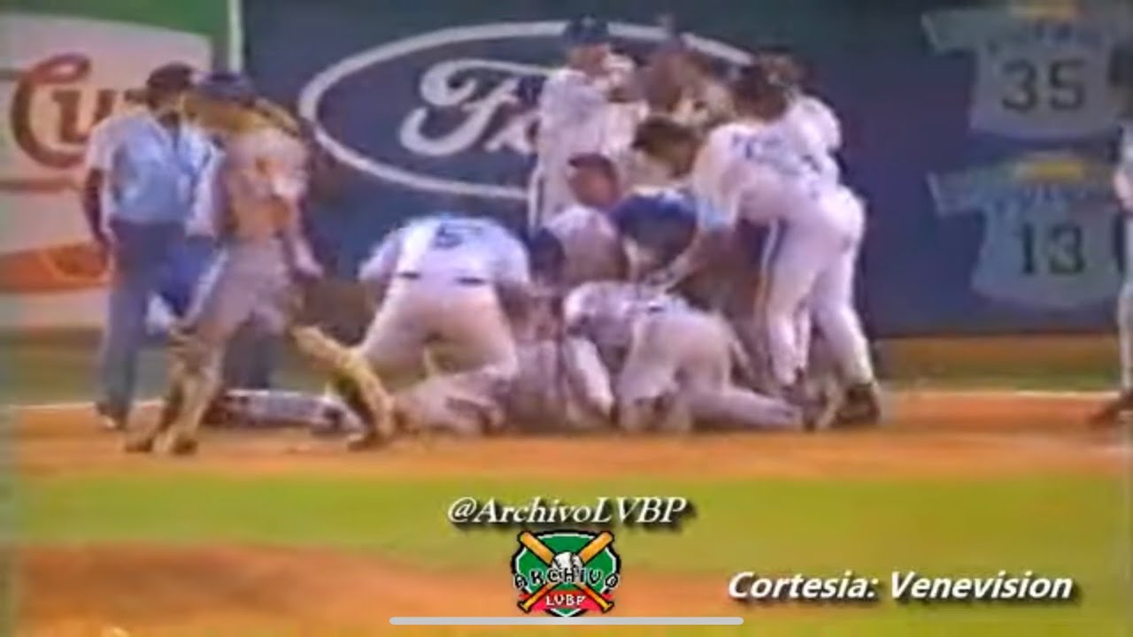 CLÁSICOS LVBP ⚾ - Leones del Caracas vs Navegantes del Magallanes SEXTO (6) JUEGO FINAL 1993-1994 🔥