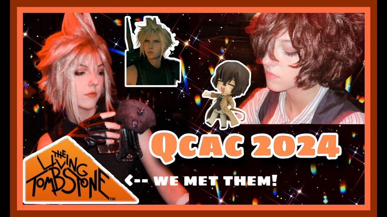 I saw The Living Tombstone at an anime con! ☆ QCAC 2024 vlog
