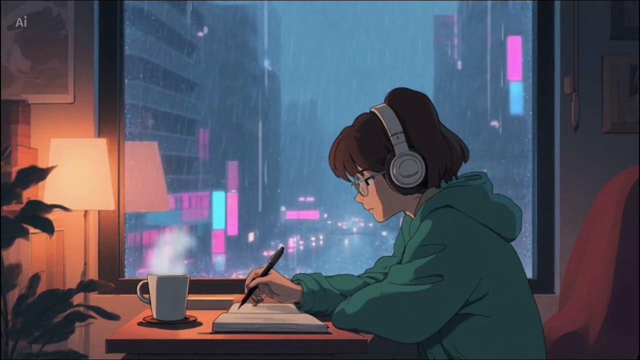 Japanese Lofi for Night Work #01 🌙Rainy Tokyo Focus | Midnight Shibuya