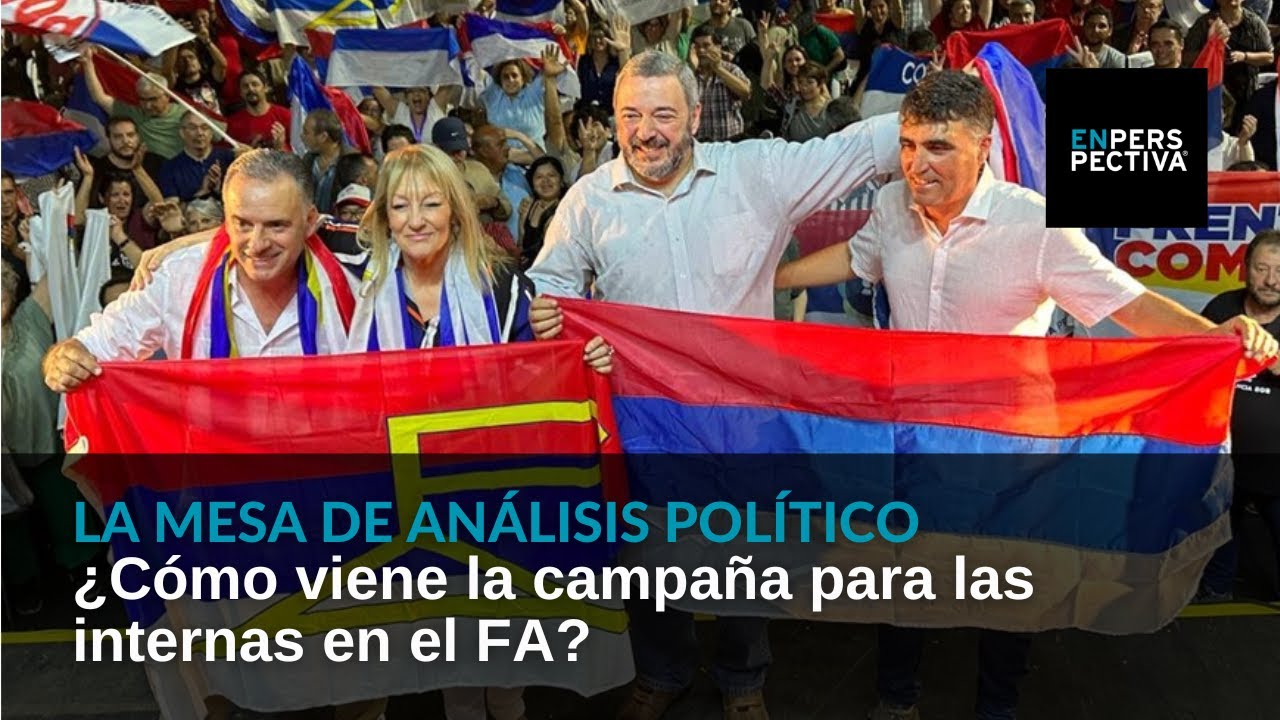 El Frente Amplio y su elección interna: ¿Cómo viene la competencia entre los cuatro precandidatos?