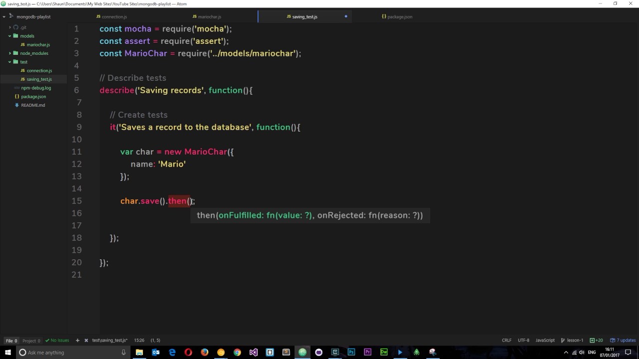 MongoDB Tutorial #6 - Saving Data to MongoDB