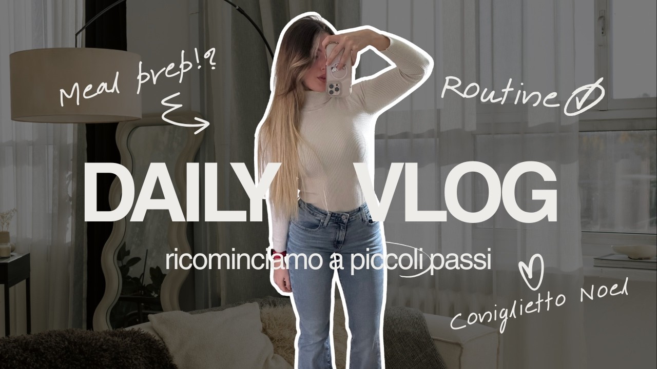 MEAL PREP SANO + Porridge Proteico | Vlog Fitness Reale & Nuovo Coniglietto 🐰