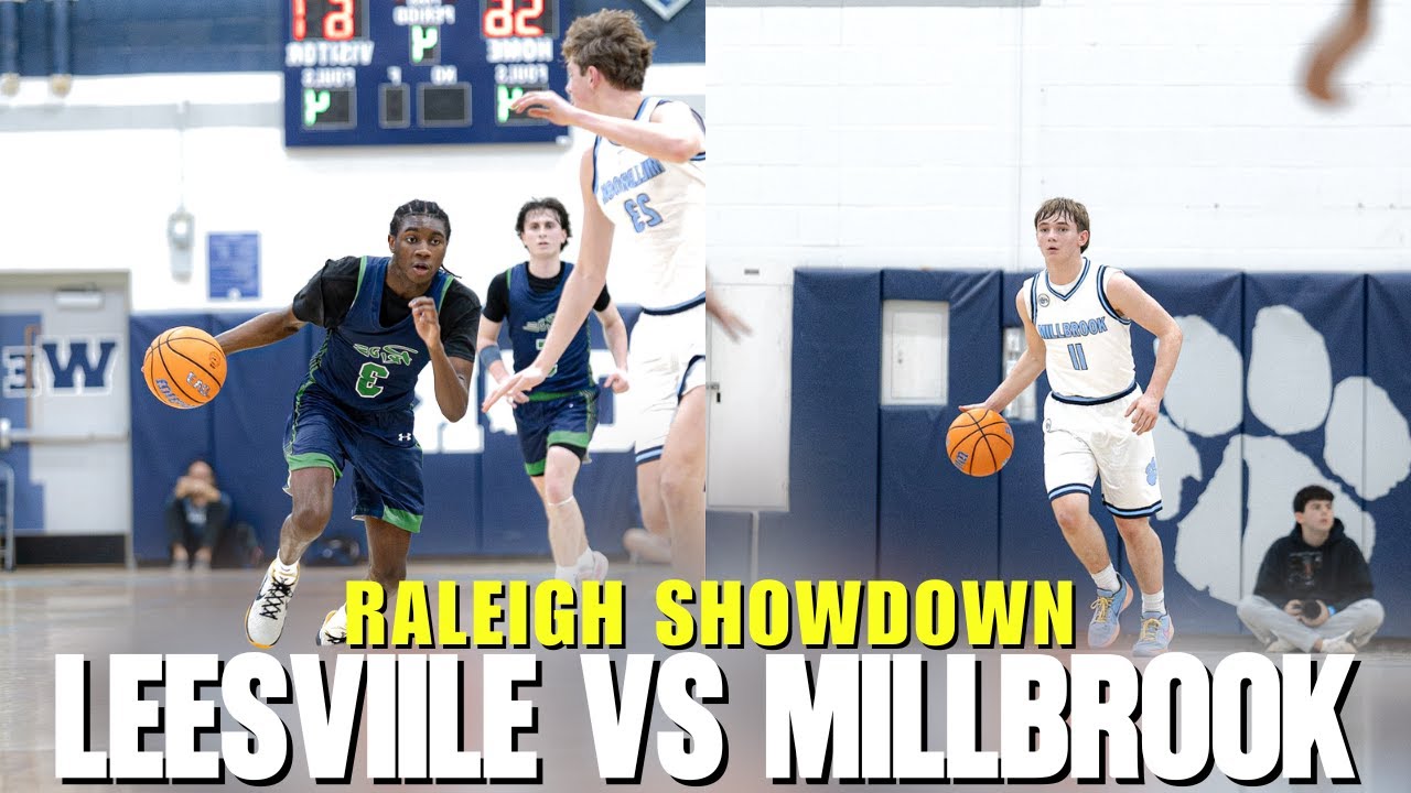RALEIGH SHOWDOWN | Leesville vs Millbrook Basketball Highlights