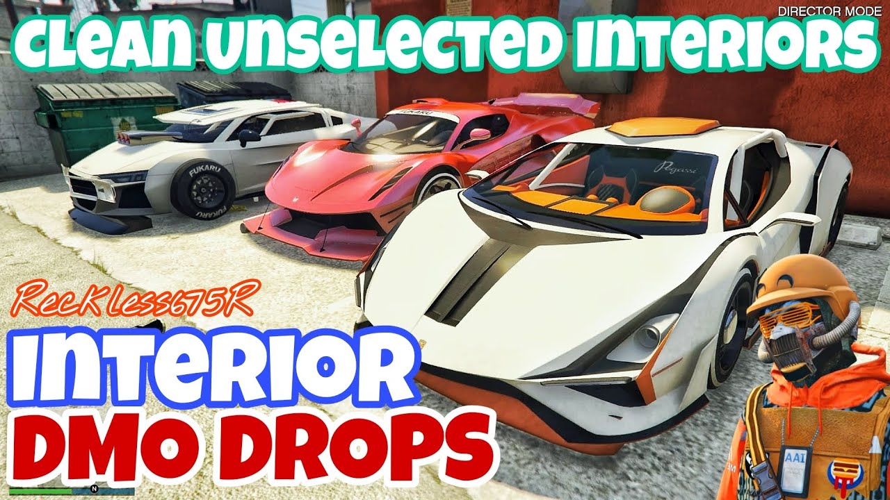 💯 CLEAN DMO UNSELECTED INTERIOR DROPS 🚘 GTA5 ONLINE MODDED CARS 🔥 #PS4 VERSION SAVE WIZARD & EDITOR🚨