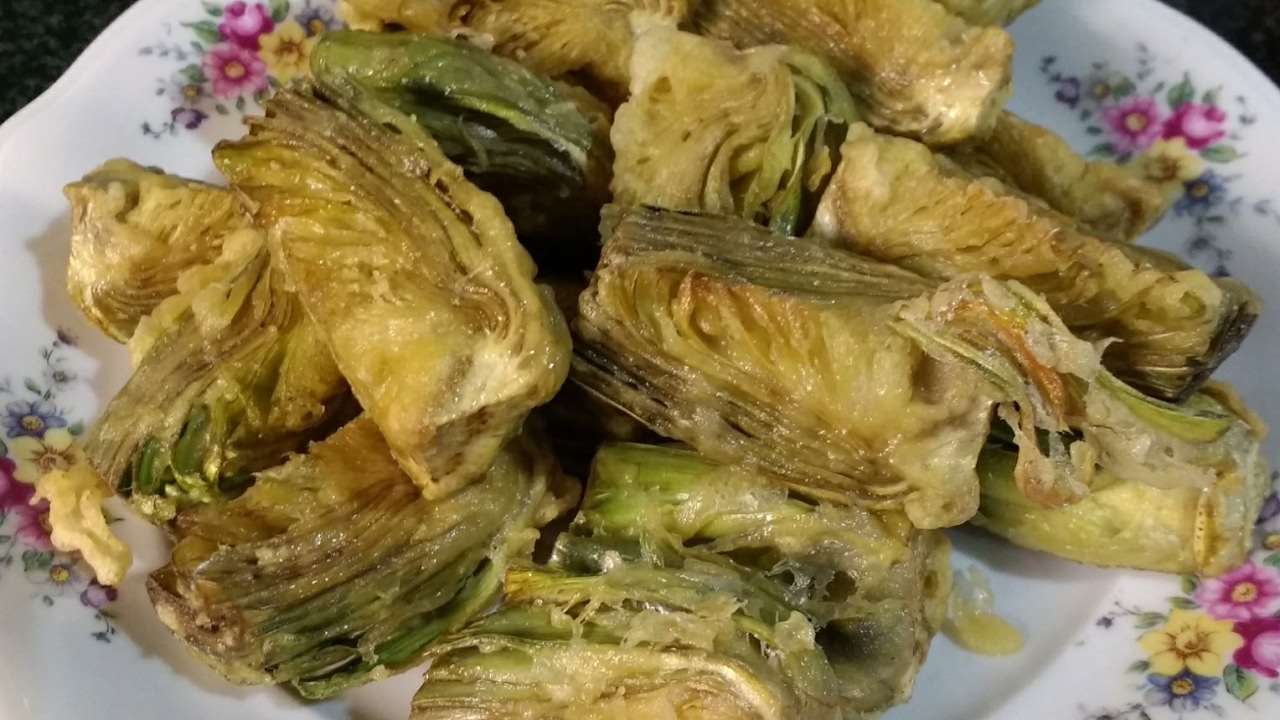 Alcachofas rebozadas