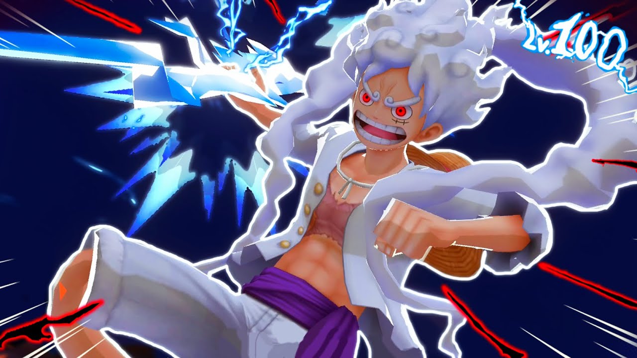 O PODER MAIS RIDÍCULO! JOGUEI COM O NOVO LUFFY GEAR 5 EX NÍVEL MÁXIMO NO MELHOR JOGO DE ONE PIECE...