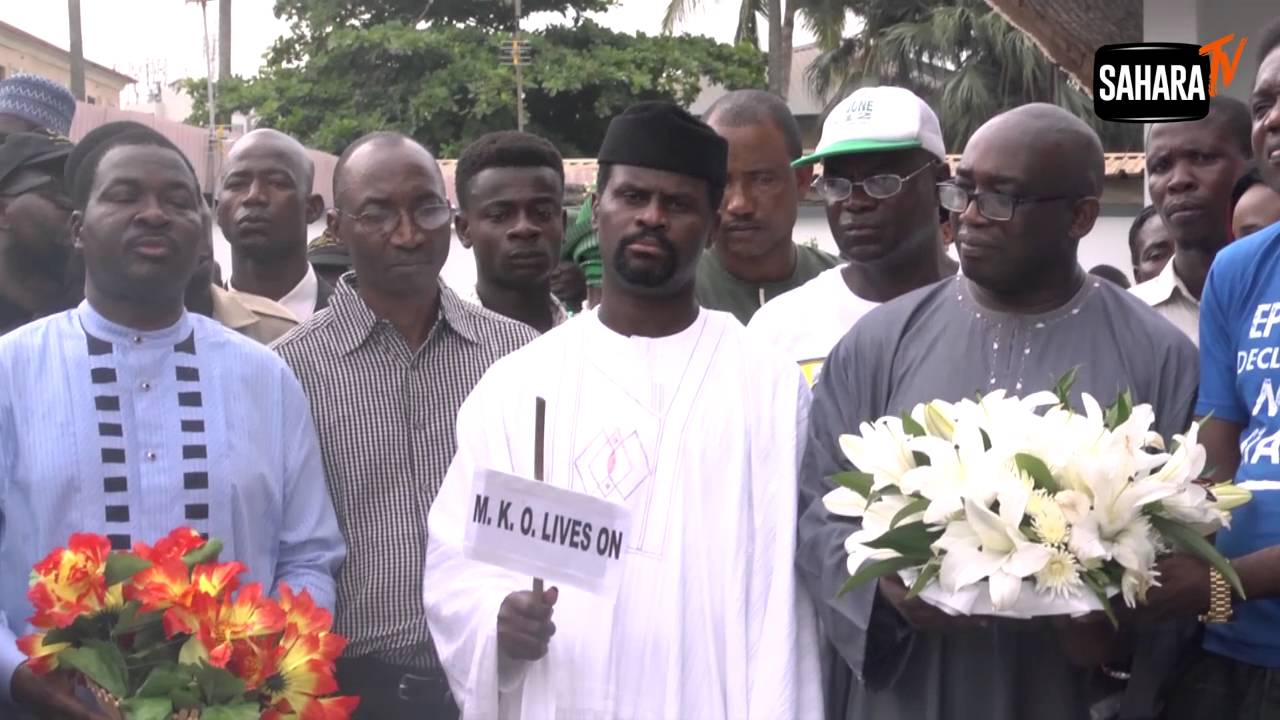 Wreath Laying Ceremony At Chief MKO Abiola's Tomb To Mark 23rd Anniversary Of 
