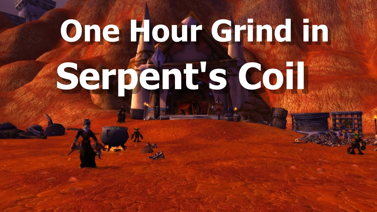 One Hour Grind in Serpent's Coil--Rogue Pickpocketing--Gold Farming in WoW Classic