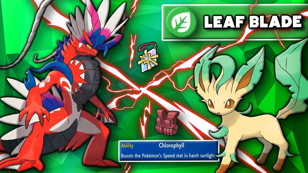CHLOROPHYLL LEAFEON Out Speeds With Koraidon in Ranked Regulation G