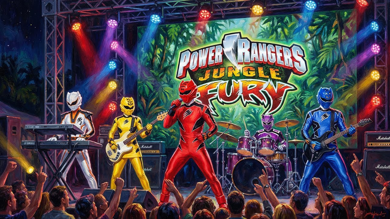 POWER RANGERS Jungle Fury Theme Song - Rock Cover - Punk Style Soundtrack