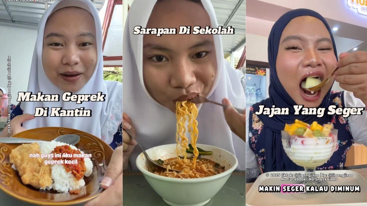 Sarapan Di Sekolah Dan Jajan Random Yang Seger Tiktoker Ibeeengg