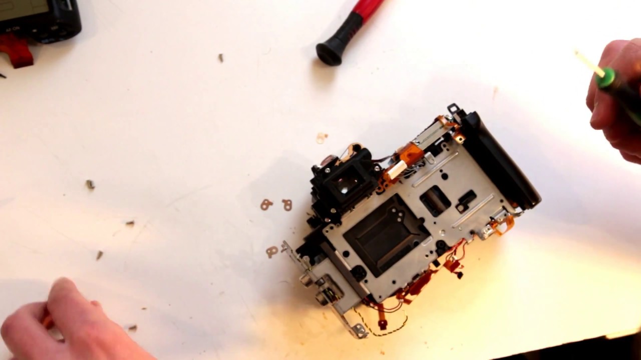 Canon 40d / 50d dissasembly / shutter replacement