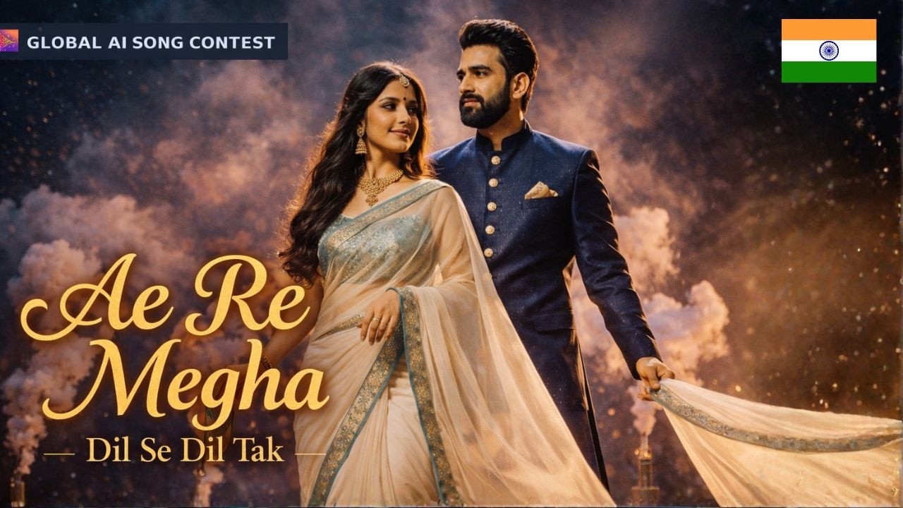 India – Dil Se Dil Tak (Ae Re Megha) | Indian Monsoon Love Song 2026 🇮🇳