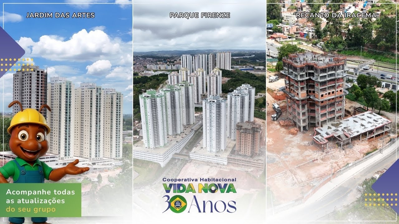 Atualização das Obras 2026 | Cooperativa Habitacional Vida Nova