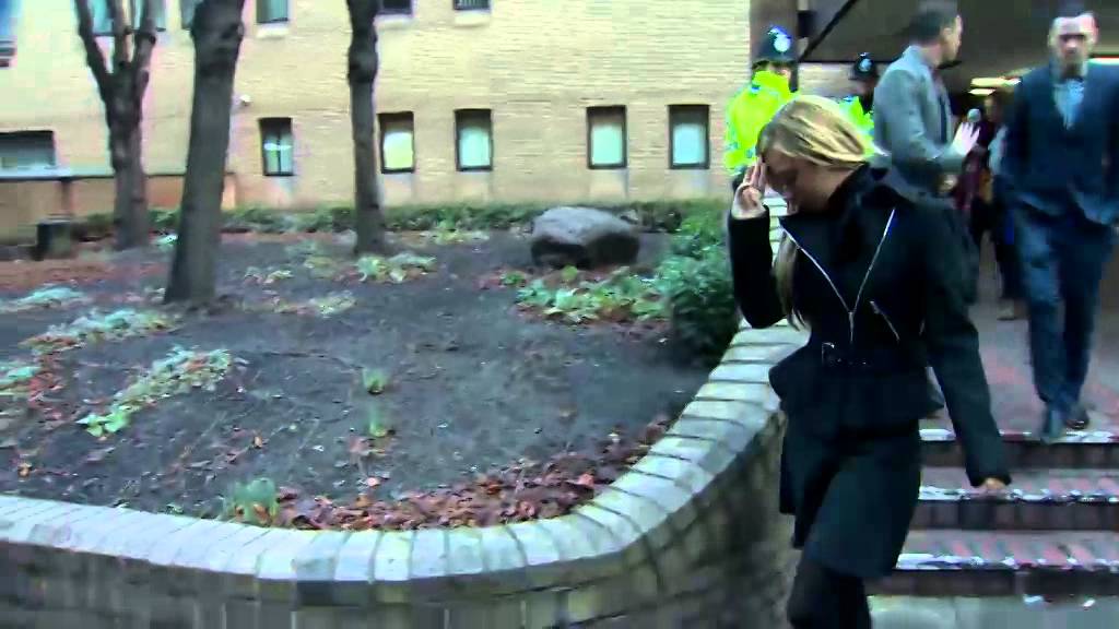 Tulisa Contostavlos leaves Southwark Crown Court