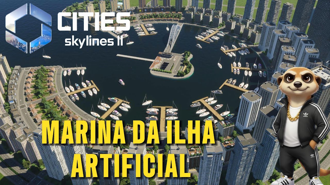 ep19 - CONSTRUI UMA ILHA ARITIFICIAL COM MARINA!