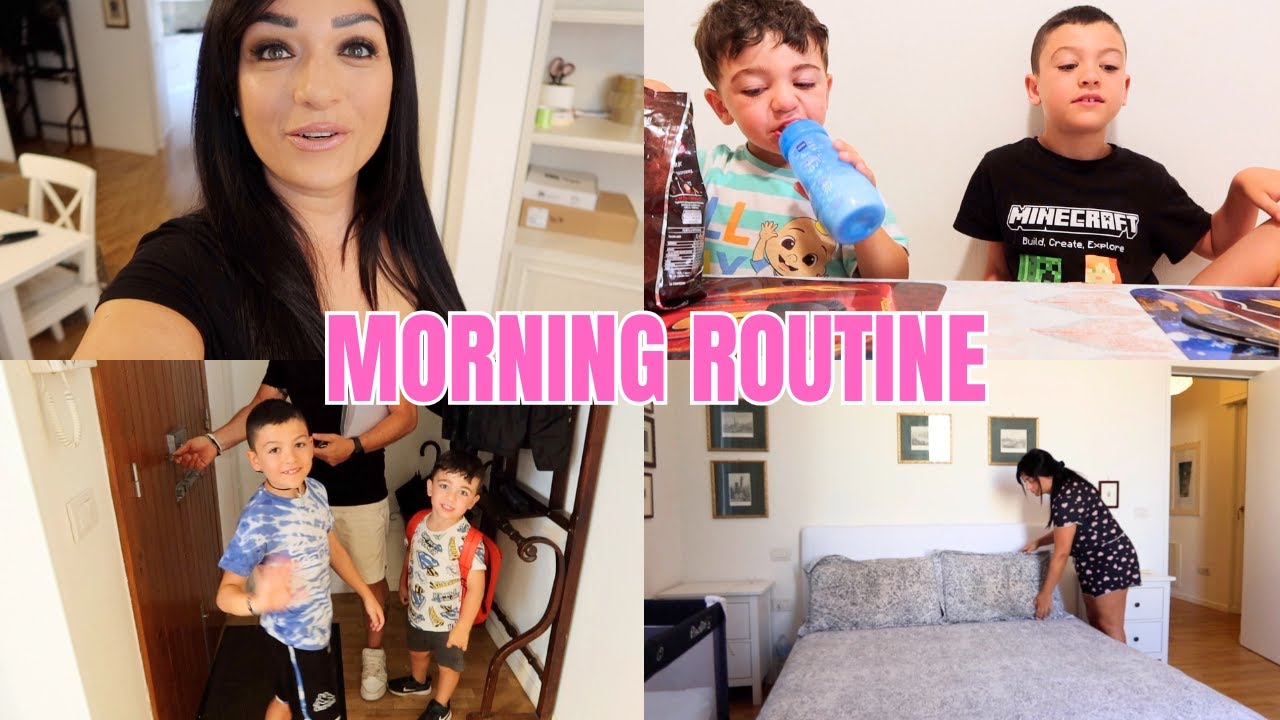 La verità su una MORNING ROUTINE con 2 bambini piccoli 😱 | senza filtri!