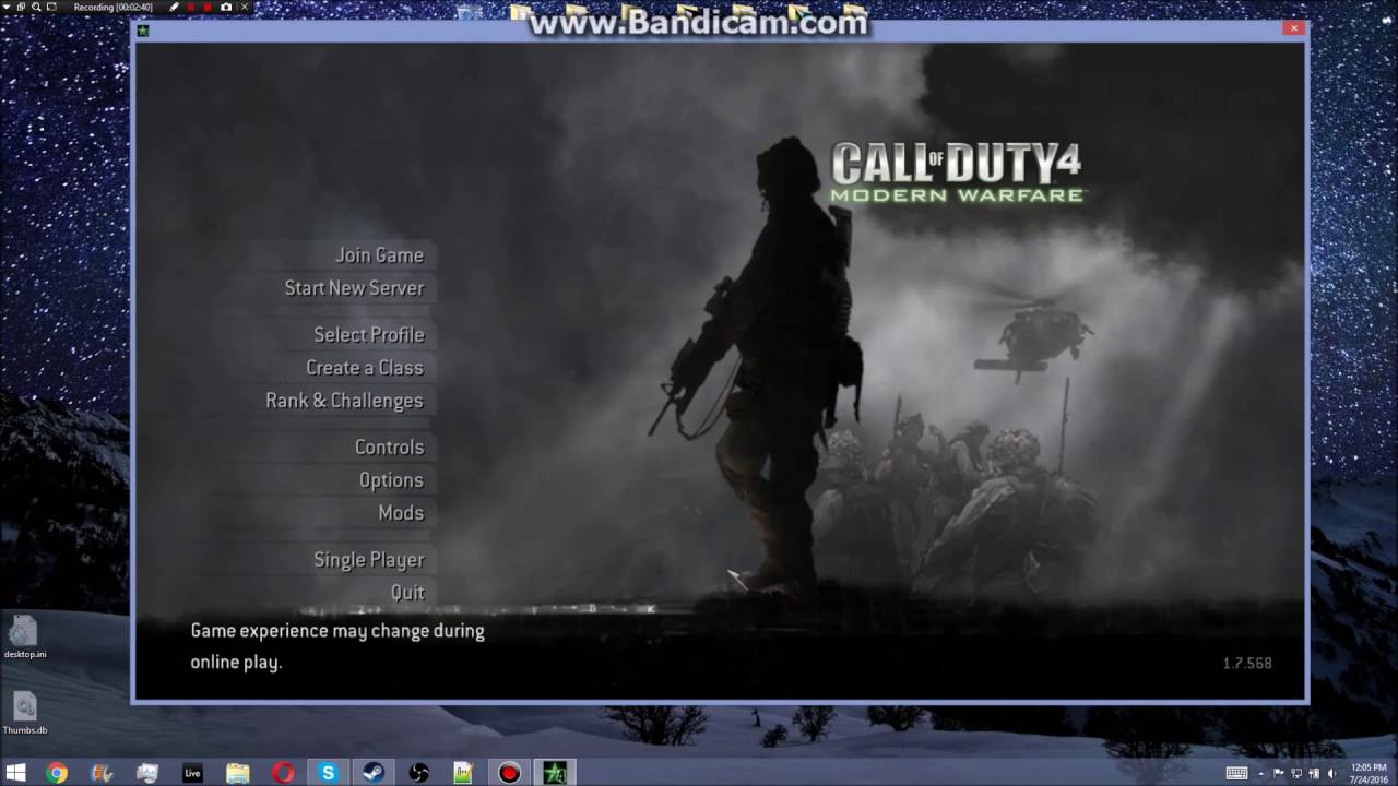 COD4 PC ONLINE MOD MENU PROOF