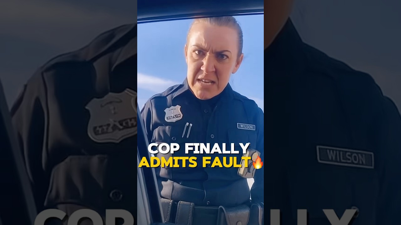 Cop admitted fault during a traffic stop, taking responsibility for the error made 🔥
