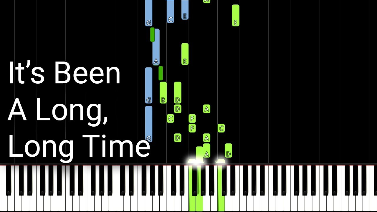 Jule Styne - It's Been a Long, Long Time (Piano Tutorial) [Synthesia]
