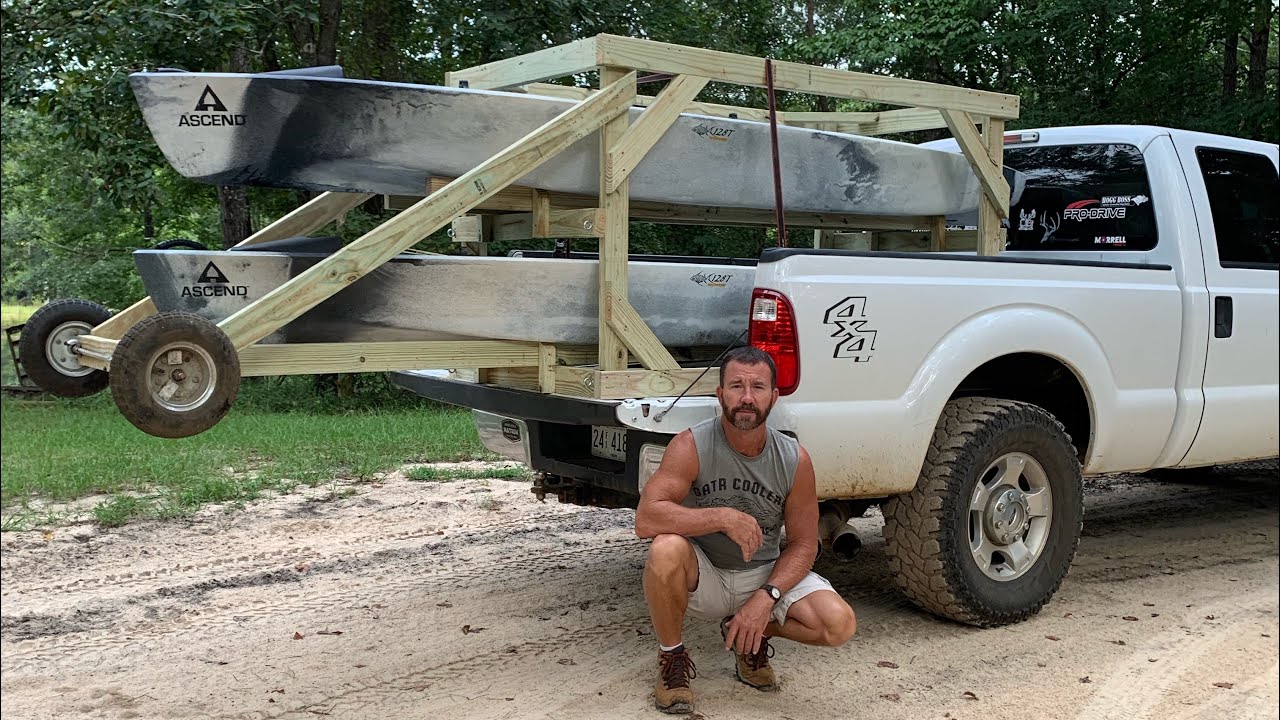 How To Build a Kayak Truck Rack! Inexpensive Easy Build!