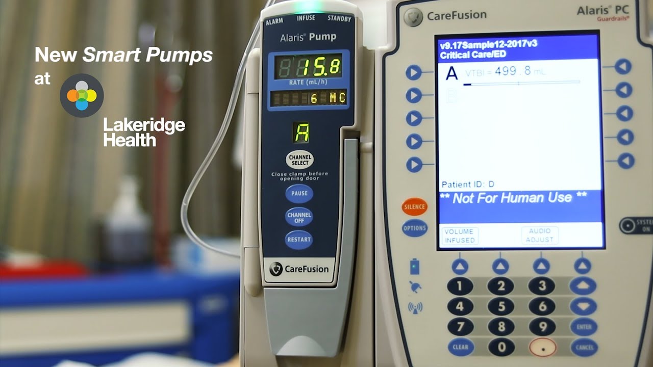 New Smart Pumps at Lakeridge Health