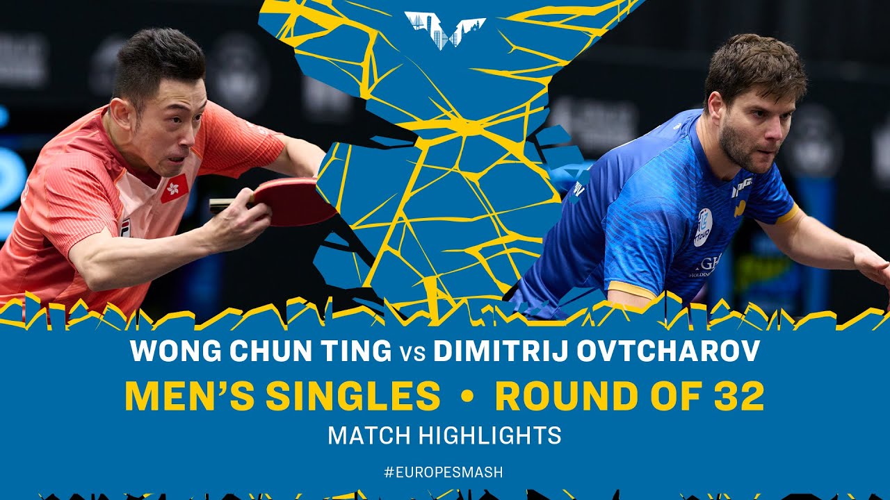 Wong Chun Ting vs Dimitrij Ovtcharov | MS R32 | #EuropeSmash 2025