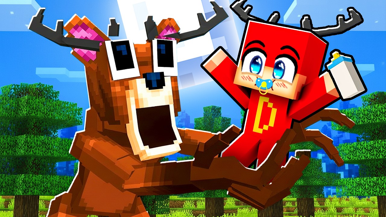 The Deer ADOPTERER Mig i Minecraft!