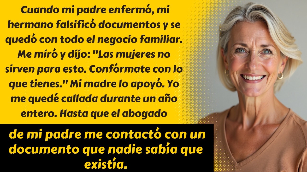 Mi Hermano Me Robó la Empresa de Papá… Pero No Sabía Que Papá Me Dejó Algo Más