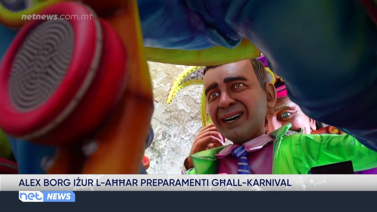 Alex Borg iżur l-aħħar preparamenti għall-Karnival