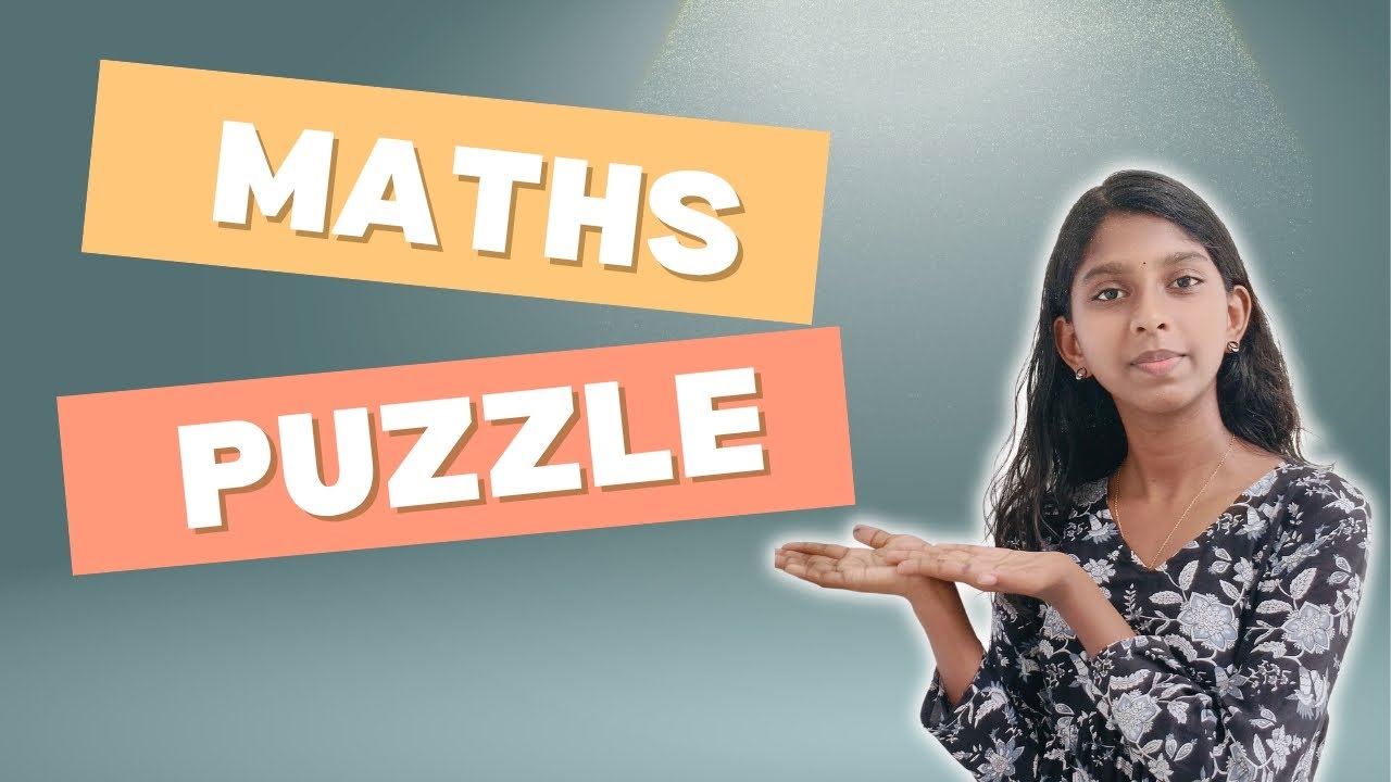 Simple maths puzzle solve📝🤔🖋️