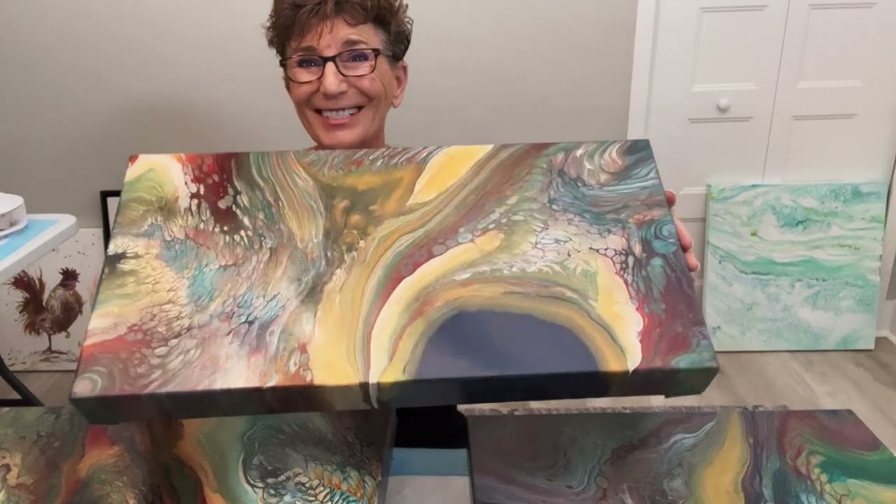 Lets Talk Varnish and Isolation Coat   Acrylic Pour Painting, Flow Art, Fluid Art Technique,