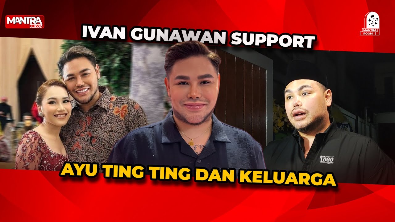 IVAN GUNAWAN HADIRI TAHLILAN KEPONAKAN AYU TING-TING DAN BERIKAN SUPPORT