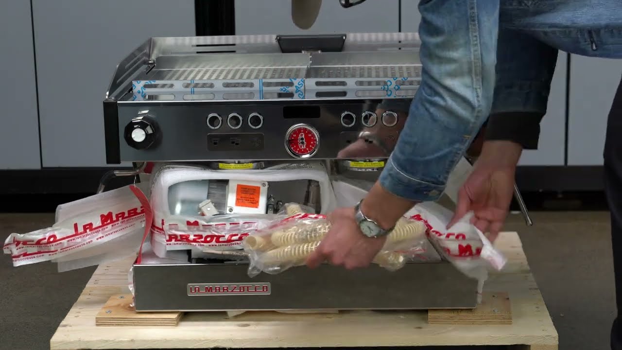 Unboxing @lamarzocco Linea PB with Scales! #espresso #lamarzocco