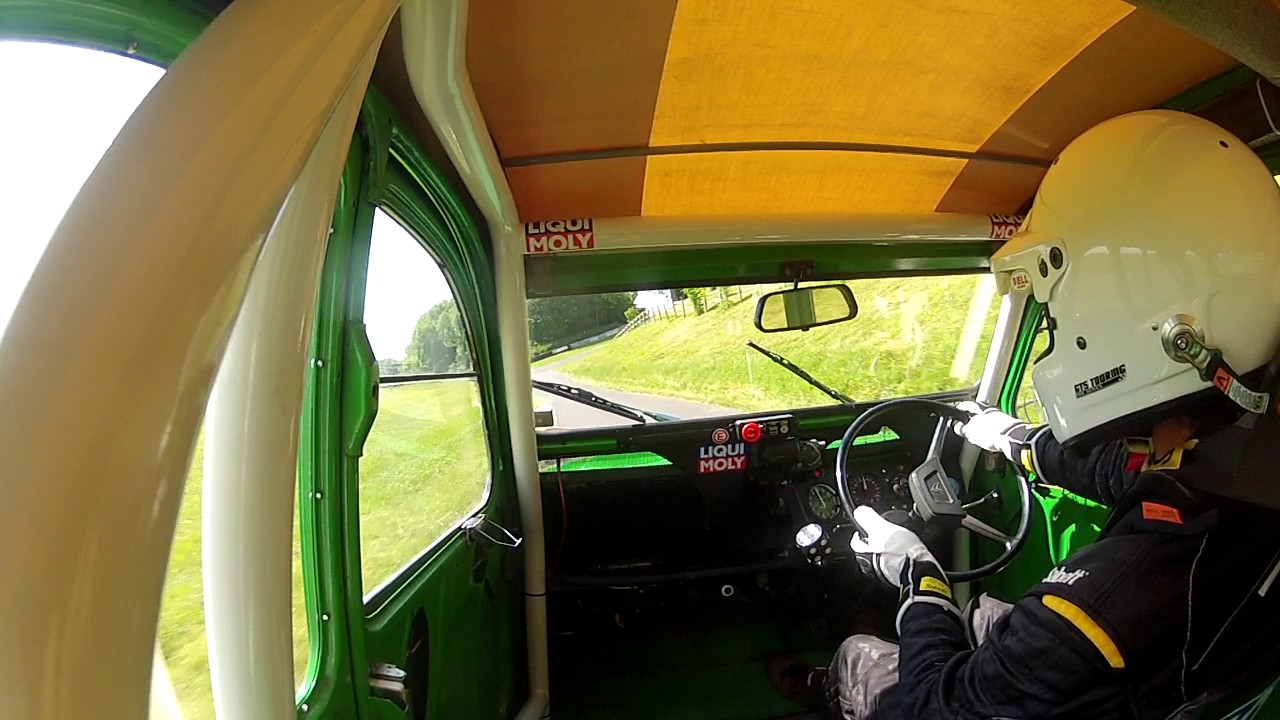 Green Car - BMW 2cv - at Gurston Down June 2017