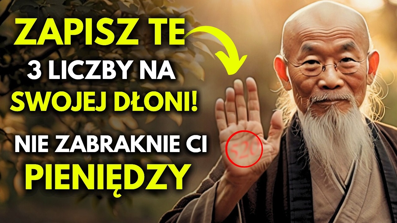 Zapisz te 3 LICZBY na swojej dłoni, a JUŻ NIGDY NIE ZABRAKNIE CI PIENIĘDZY | BUDDYZM