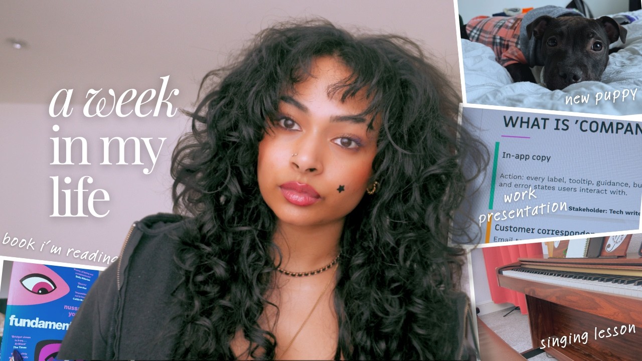life in my 30s |  new puppy, work presentation, singing lesson, fundamentally by nussaibah younis