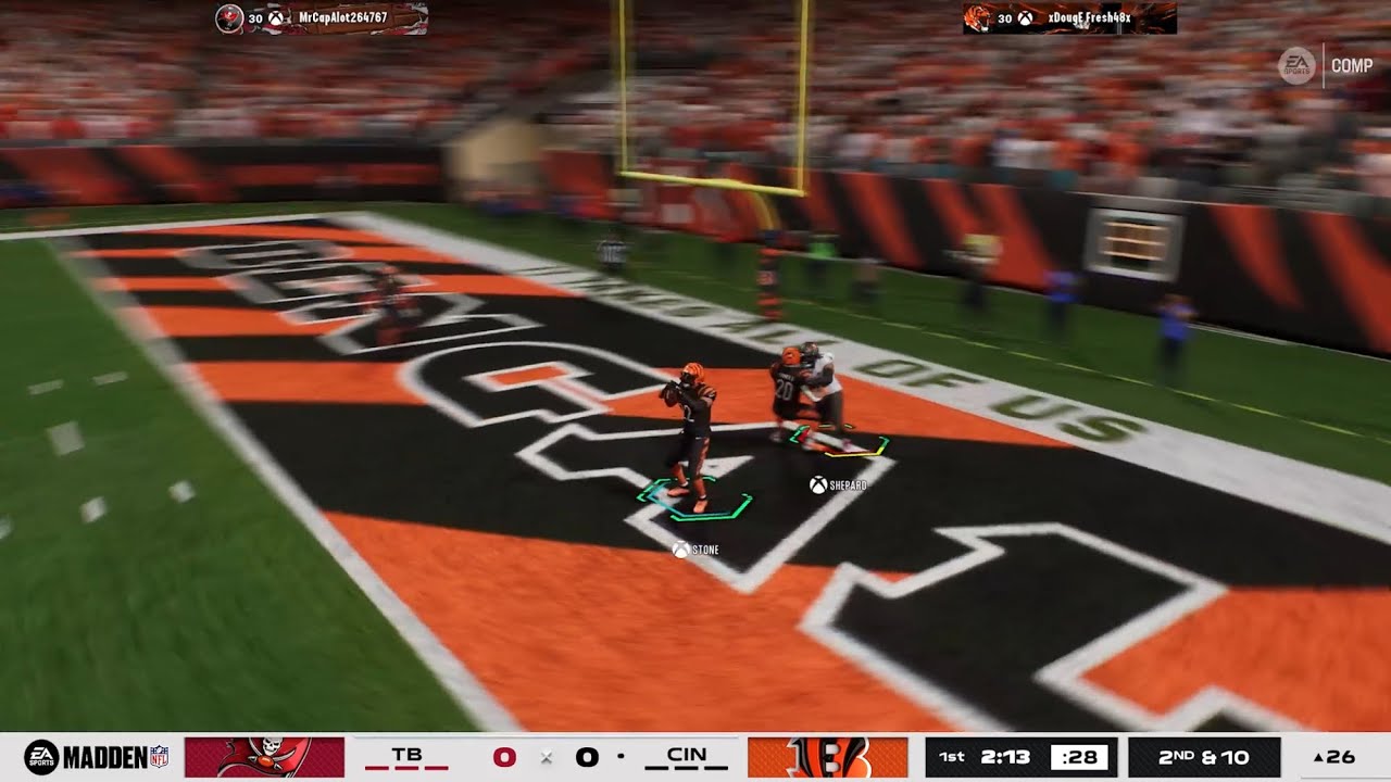 LONG PICK SIX RETURN TOUCHDOWN! Online Madden 26 Bengals Bucs Buccaneers