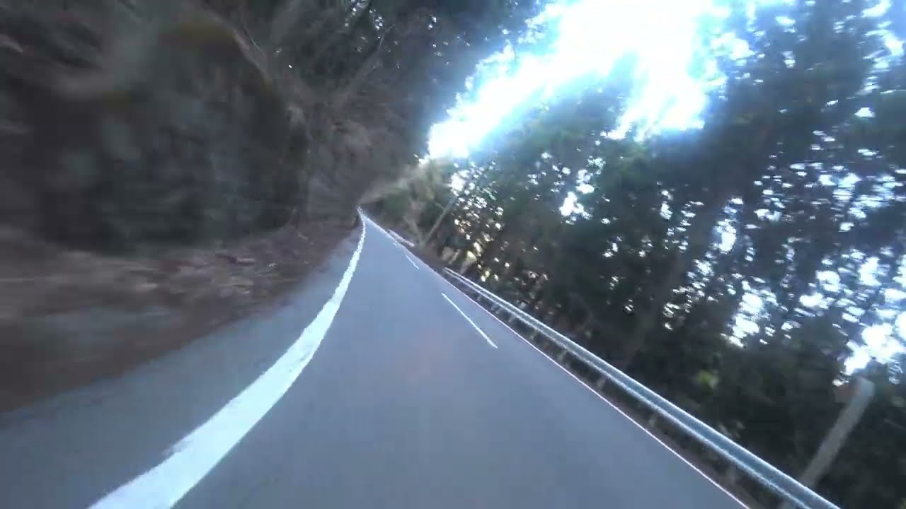 【下り】山梨県道24号線（都留道志線）2026年03月08日（日）16時半の路面状況（音声なし）