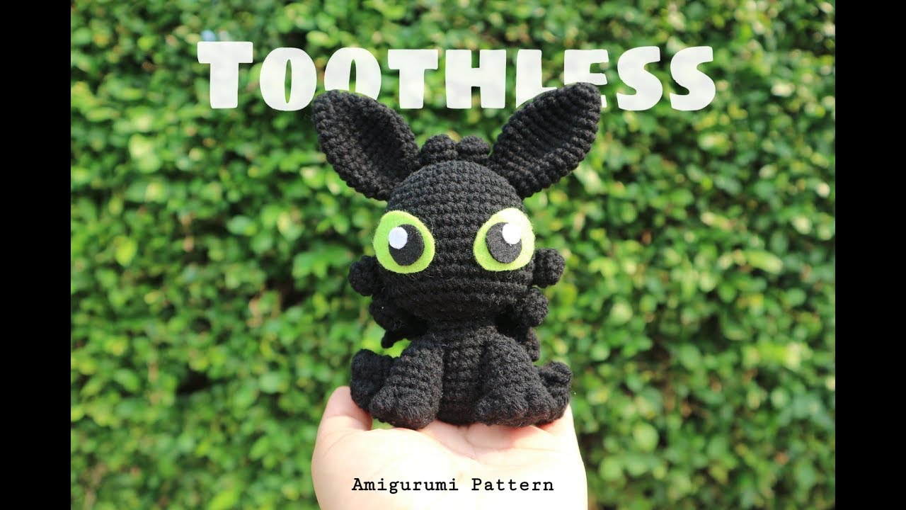Crochet with me 🥕 Ep.1 | Toothless Amigurumi Pattern | Changplai.Ploy