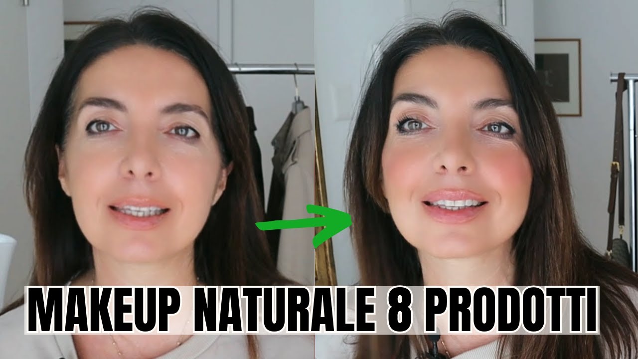 TRUCCO PELLI MATURE: MAKEUP naturale OVER 50 usando solo 8 PRODOTTI