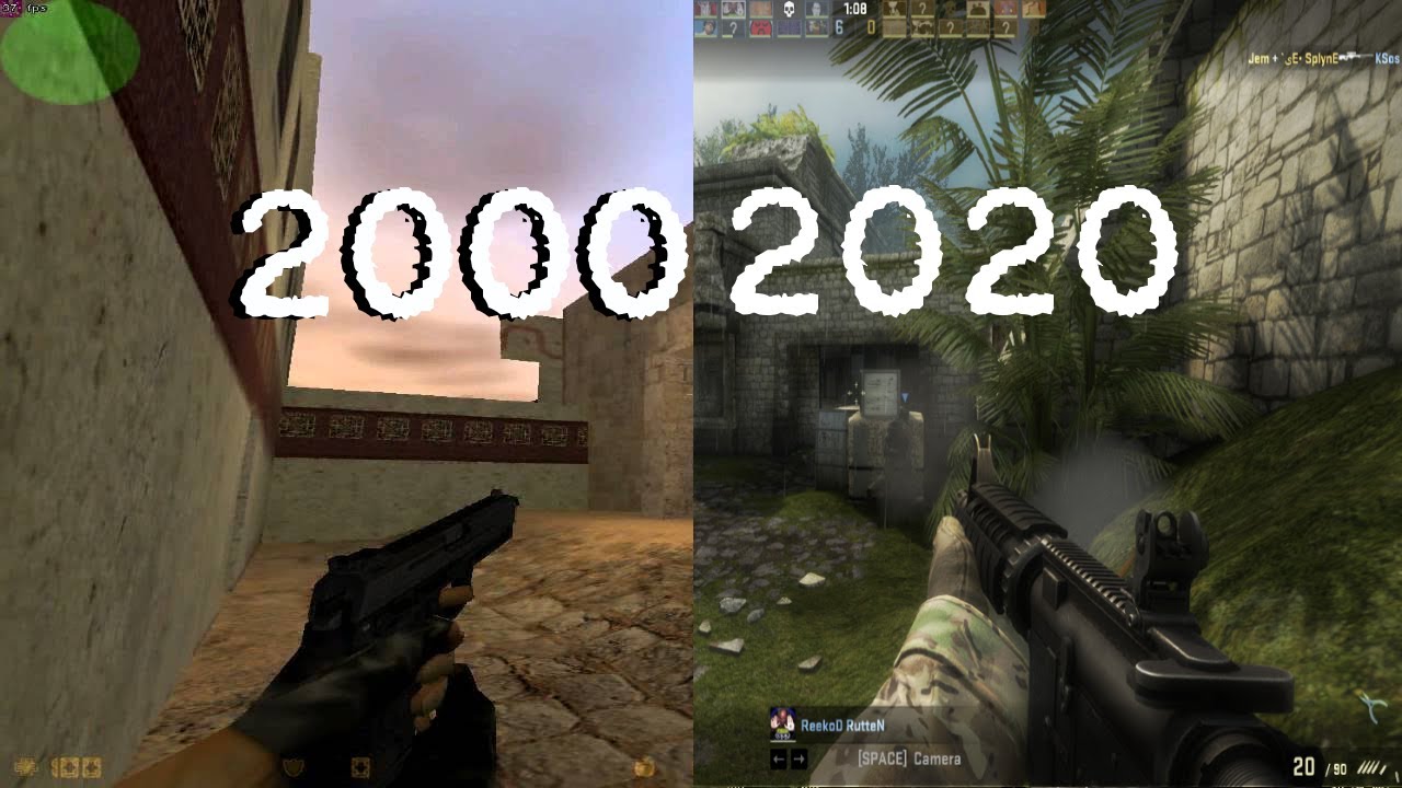 Evolution of COUNTER-STRIKE 2000 - 2020