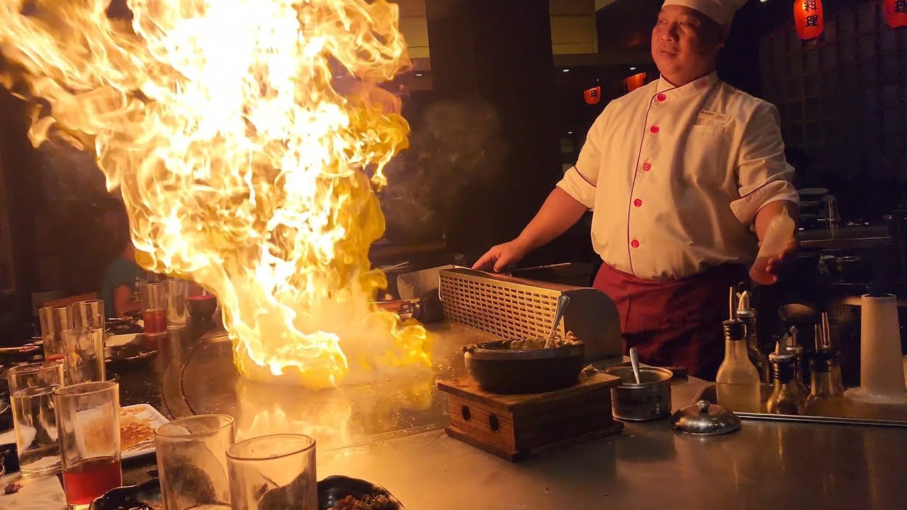 The Best Teppanyaki Show in SM North Towers! 🔥 (Worth the Hype?) TEPPANYA JAPANESE RESTAURANT