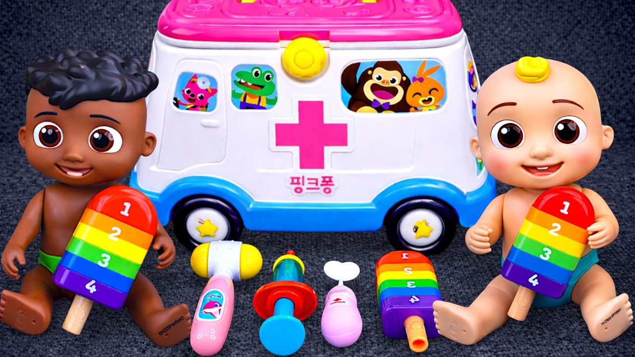 20 Minutes Satisfying with Unboxing COCOMELON Doctor Set, Pinkfong First Aid Toys | Fun Review Toys