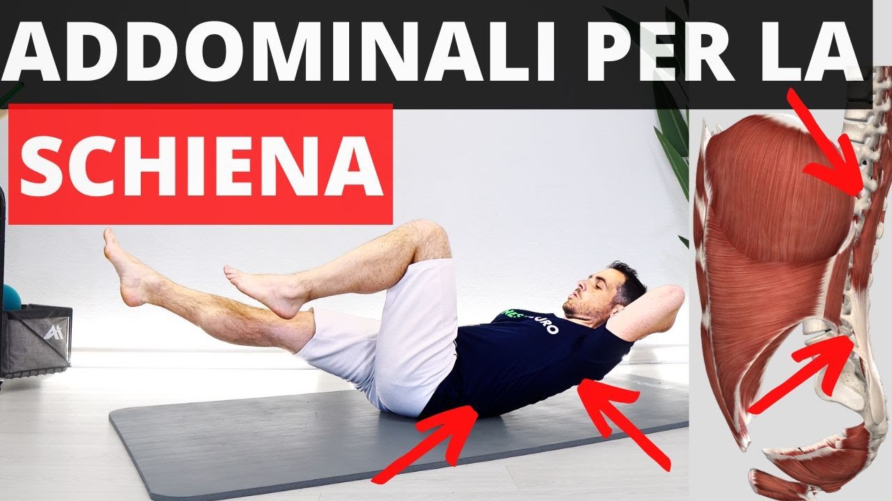 Esercizi ADDOMINALI che rinforzano (davvero) la SCHIENA e la POSTURA