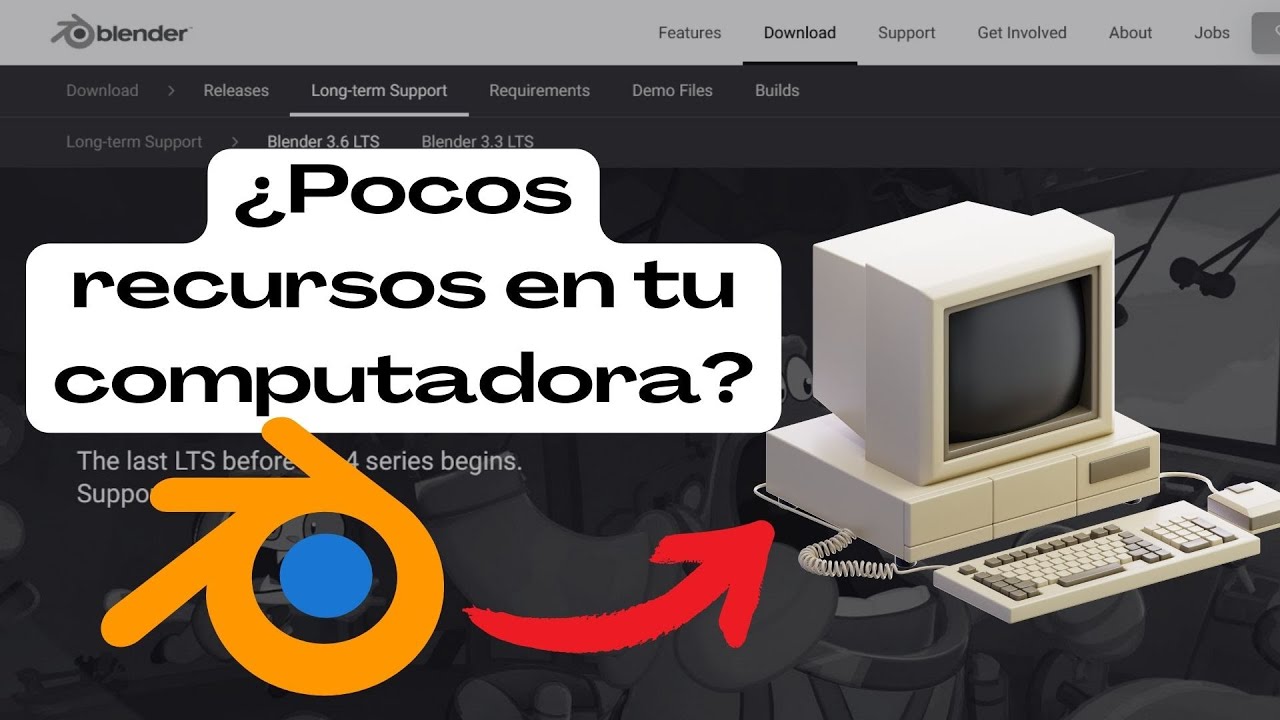 🎯¿POCOS recursos en tu computadora? Blender con VERSIONES ANTERIORES es la opción