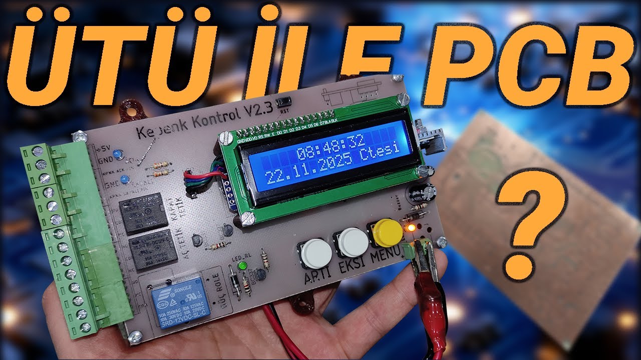Ütü ile PCB Yapımı