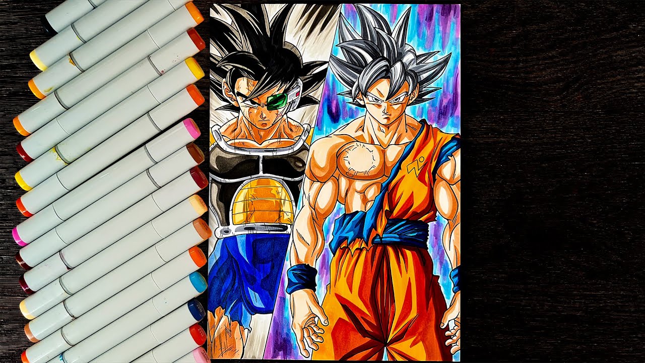 Drawing Goku and Bardock | The Legend Returns