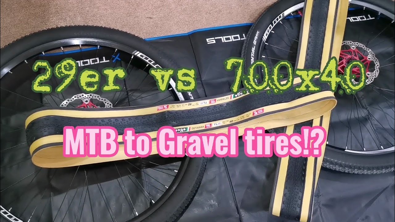 29er vs 700x40 | Gravel tires to MTB 29er wheelset?!! | Challenge Getaway
